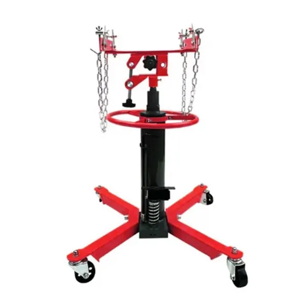 Transmission Jack Hydraulic Telescoping Transmission Jack 1300lb Capacity Floor Jack 2 Stage With 360°Swivel Wheels Foot Pedal photo-5