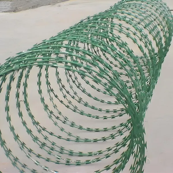 Hot Dipped Galvanized PVC Stainless Steel Razor Barbed Wire for Fencing Solutions photo-5