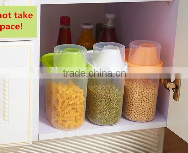 2016 Newest Simple Colorful Transparent Kitchen Tools Storage Jar photo-5