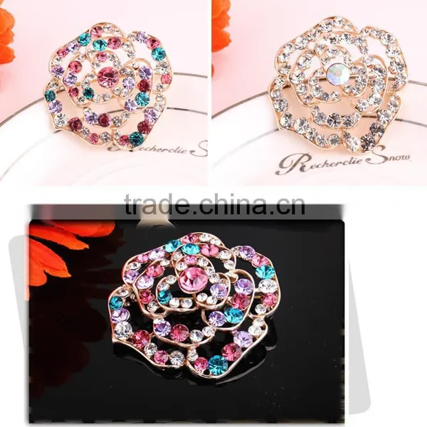 Corsage Wholesale Noble Scarf Buckle Crystal Brooch photo-6