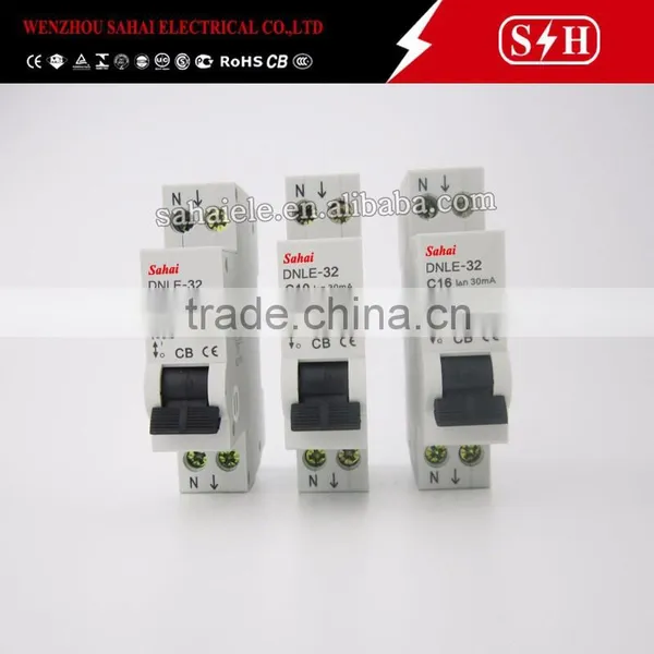 DNLE-32 1 Pole Mini Rcbo High Breaking Capacity photo-3