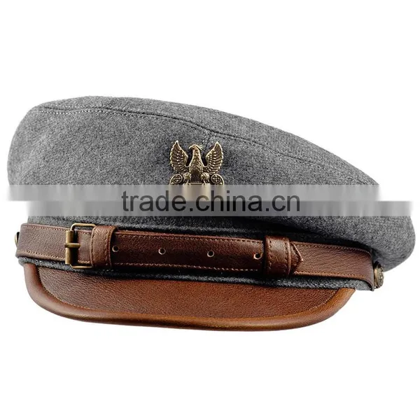 High-end High Quality Custom Military Officer Cap Wholesale photo-4