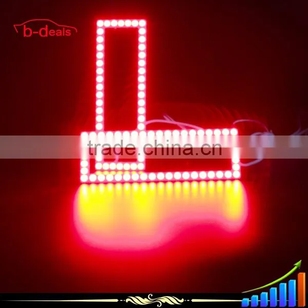 B-deals Supply OEM Service Square Shape Led Rgb Angel Eye Halo Lights photo-3