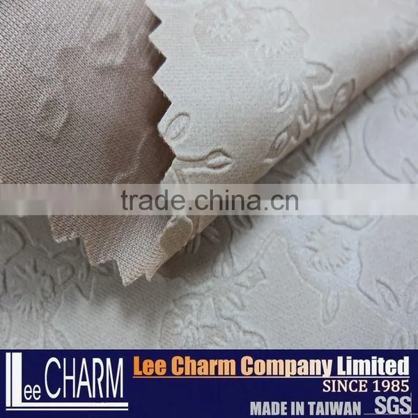 For Dresses 3d Flower Leather Like Fabric photo-3