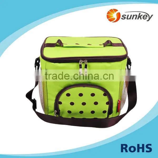 Foldable Cooler Lunch Bag With Outside Pocket photo-2