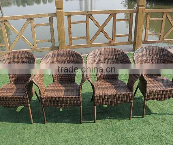 Modern Design Rattan Table and Chair for Outdoor Furniture photo-3