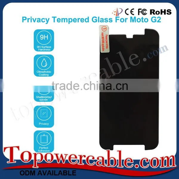 For Moto G2 Privacy Anti-Spy Tempered Glass Screen Protector photo-2