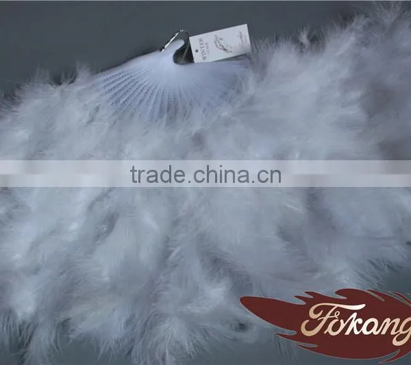 Wholesale Feather Suppliers Large Feather Fan And Chinese Feather Fan For Wedding Gift photo-3