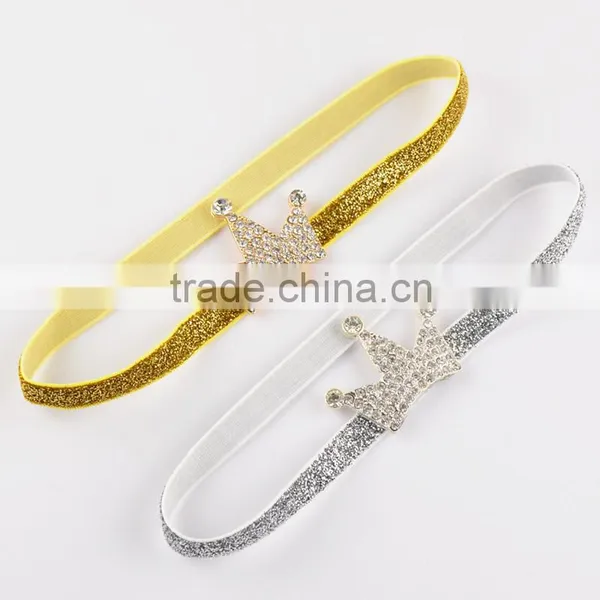 New Baby Crown Headband Toddler Headband Baby Diamond Crown Hair Band Wh-1747 photo-3