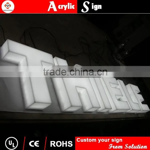 3D Acrylic LED Light Letters Highlight Outdoor photo-2