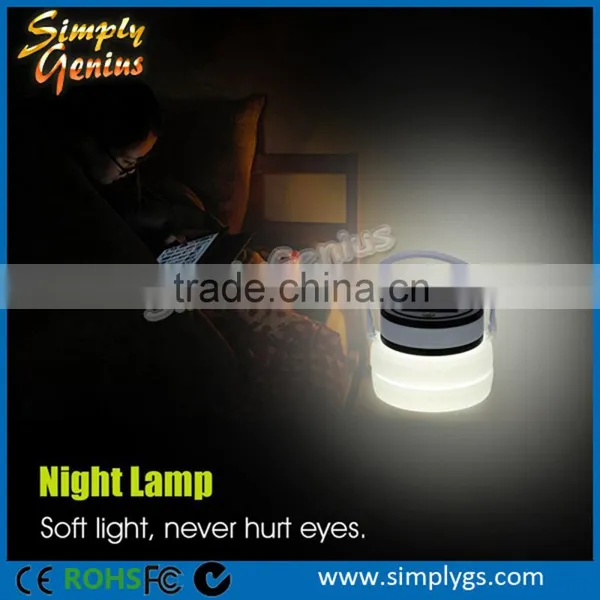 Foldable Solar Garden Light With 3 LED 100 Lumen Max 12 Hours Lighting