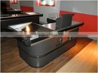 Supermarket Electronic Checkout Cash Counter With Belt By Changshu Factory photo-4