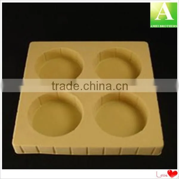 Custom Vacuum Formed ps Compartments Tray With Flocking photo-5