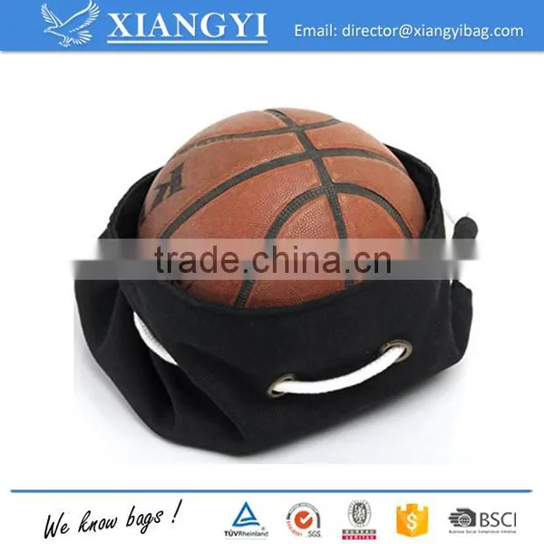 Fashionable Durable 16OZ Washed Canvas Drawstring Bucket Bag Outdoor Football Basketball Backpack photo-2
