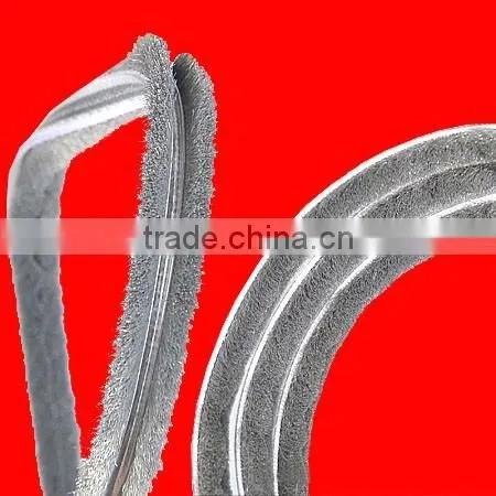 Wool Pile Weather Strips Silicone Flexible PVC Weather Strips Felpa photo-6