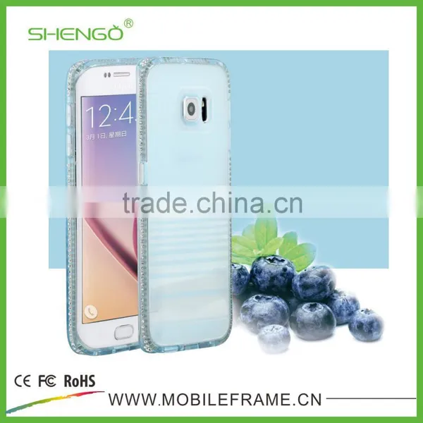 Colorful TPU Case for Samsung Galaxy S6 Edge With Diamond photo-5