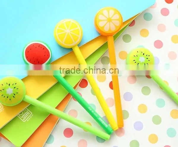 Pvc Pen Topper Plastic Cartoon Pen Flower Pen Cheap Promotion Items