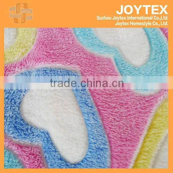 Roll Printed 100% Polyester 2013 Hot Selling Baby Coral Fleece Textile Animal Pattern Coral Fleece Blankets/Reversible Blankets