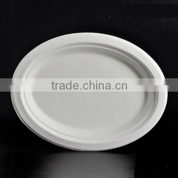 100% Eco-friendly Biodegradable Starch Tableware Pulp Plate Quality Choice photo-3