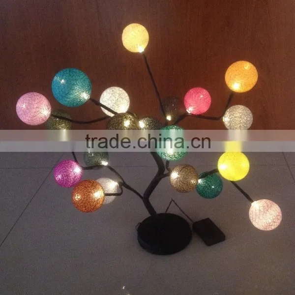 4.5V Battery Control Outdoor Multicolor Magic Led Cotton Ball for Christmas Decoration photo-2