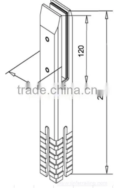 Swimming Pool Glass Spigot Frameless Glass Spigots Glass Fencing Spigot photo-4