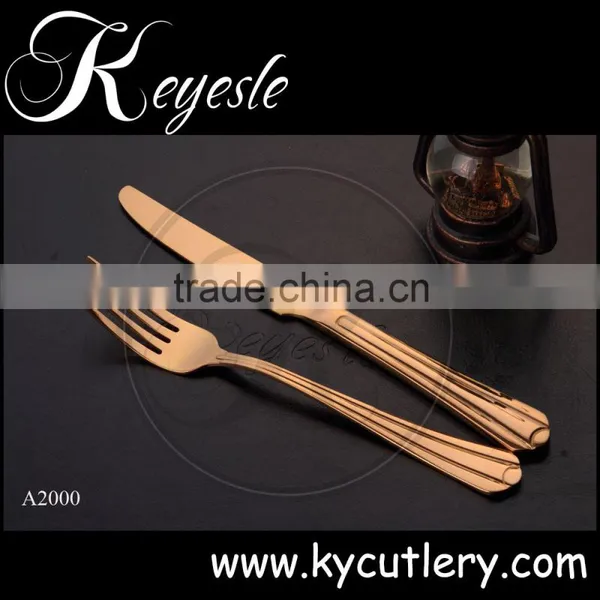 Rose Gold Cutlery,gold Plated Flatware,flatware Set photo-6
