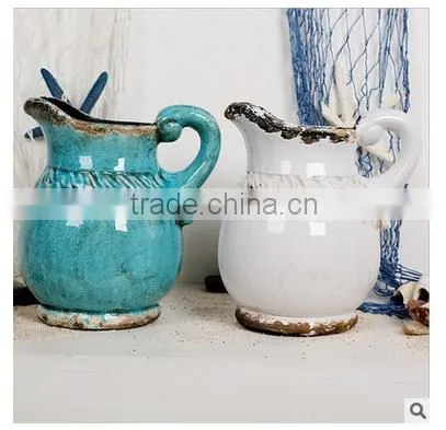 Antique Retro Chinese Antique Porcelain/blue Flower Vase Supplier's Choice photo-5