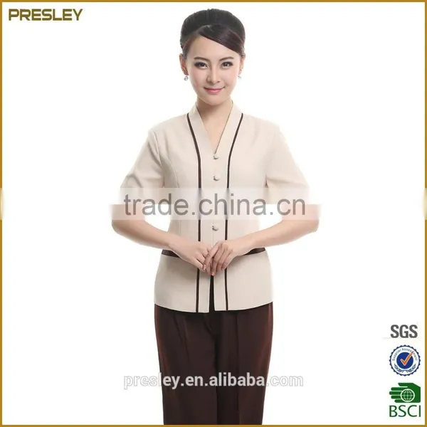 Restaurant Waiters and Waitress Uniforms, Custom Design Work Uniform Wholesale photo-2