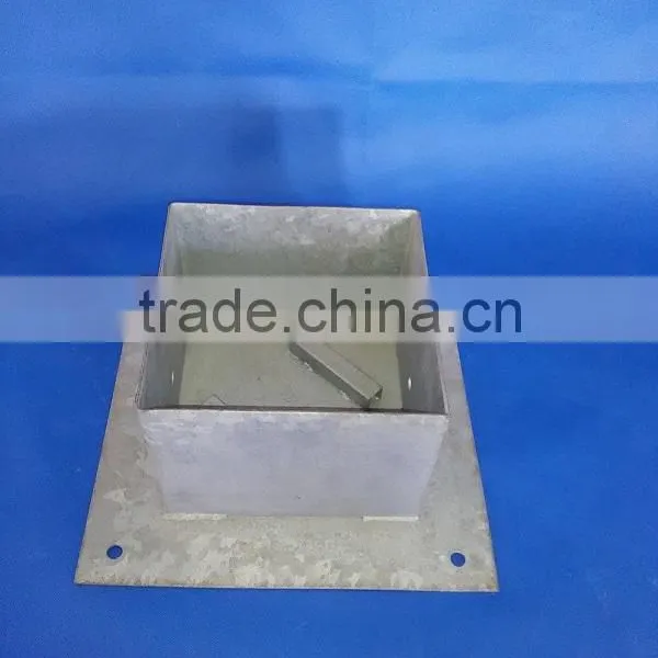 Iron Fencing Bolt Down Pole Plate photo-3