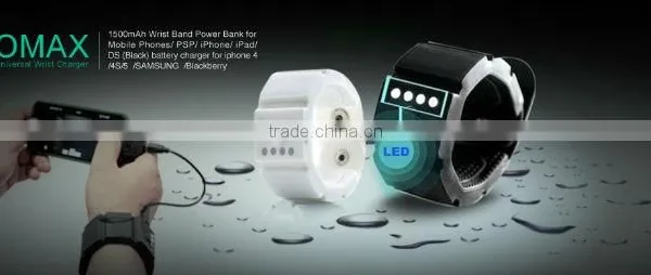 2200mAh Fashion Curved Wrist Power Bank photo-5
