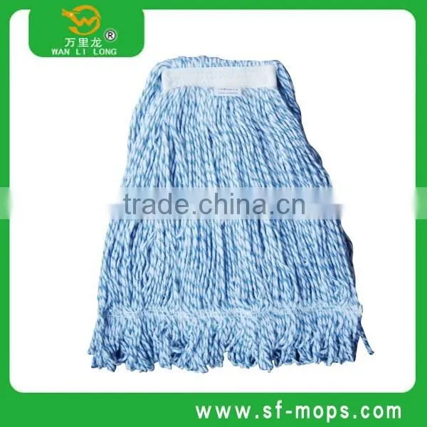 SC104B Blue&white Blended Wet Mop Cotton photo-2