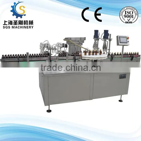 Full Automatic 30-150ml Bottle Drinks Filling and Rolling Machine photo-3