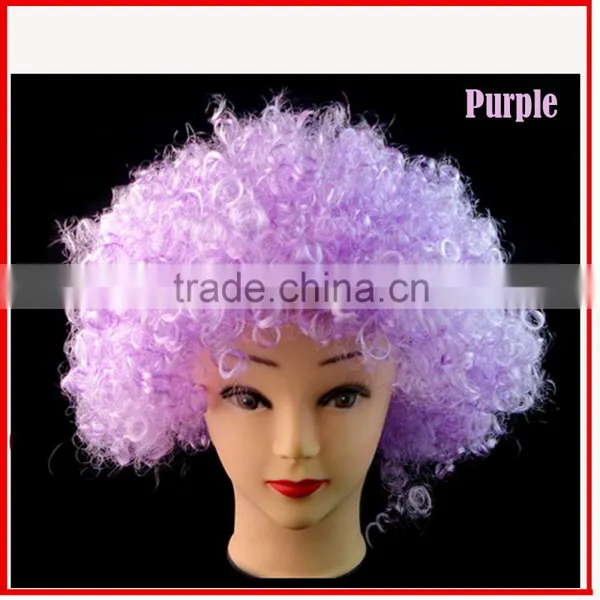 Football Fans Wig in High Quality,red Synthetic Wig,fashion Wig photo-5