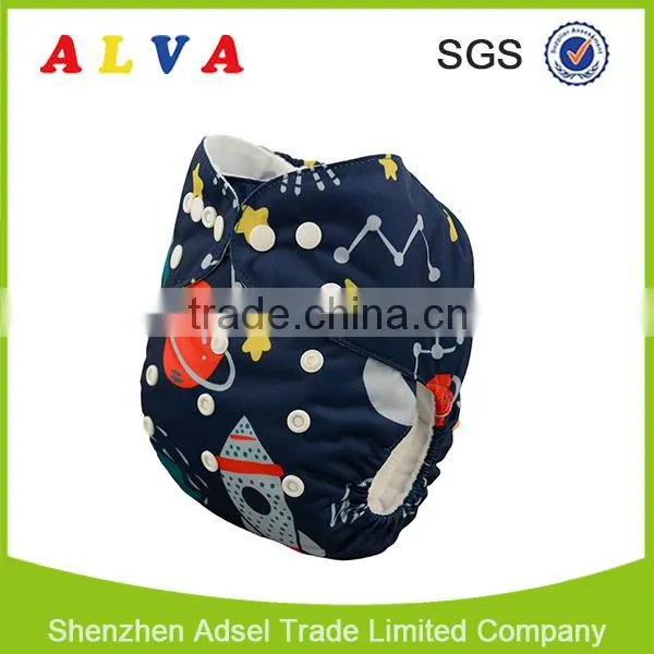 Alva New Space Design Pocket Washable Best Baby Cloth Diaper photo-2