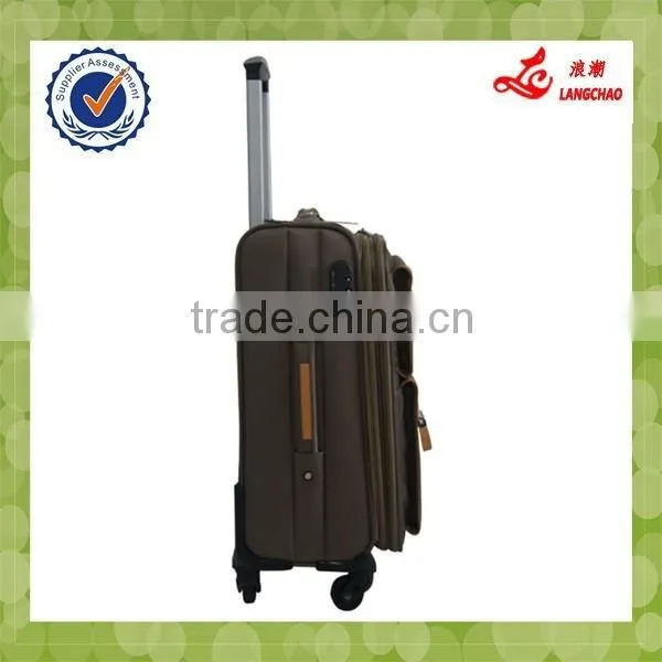 2015 Unique Style China Factory Trolley Case Fashion Soft Easy Carrying Travel Suitcase photo-2