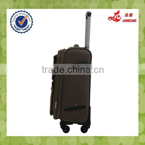 2015 Unique Style China Factory Trolley Case Fashion Soft Easy Carrying Travel Suitcase photo-3