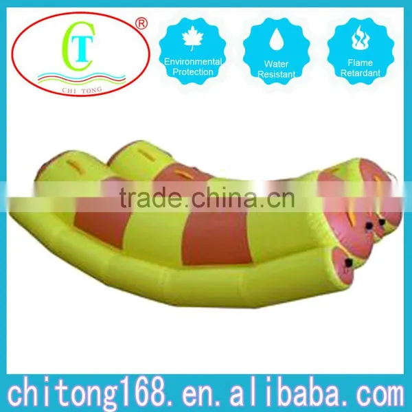 Double Lane Inflatable Aqua Teetertotter For Sale