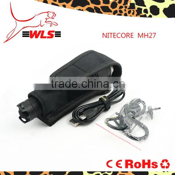 2015 NEW Version Nitecore MH27 Led Flashlight 1000 Lumens High Power Flashlight Torch Strobe Tactical Led Flashlight photo-3