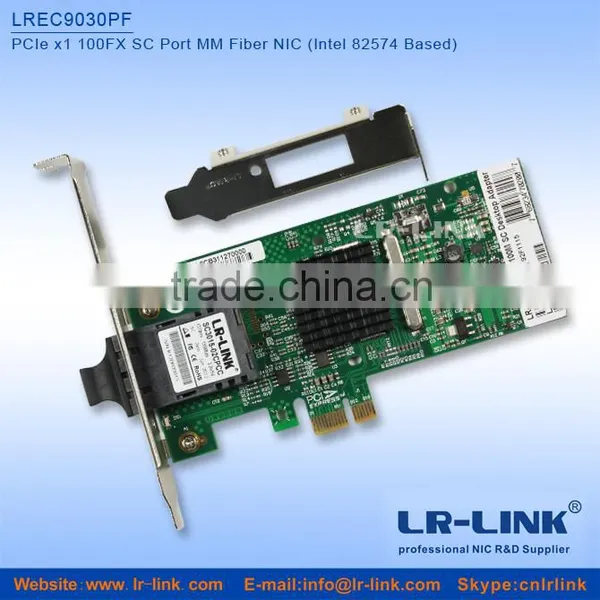 PCIe Intel 82574 Chipset PCI Express x1 100Mbps MM SC Port Fiber Optic Fast Ethernet PXE Types of Boot Room PCIe Lan Card Quality Choice photo-2