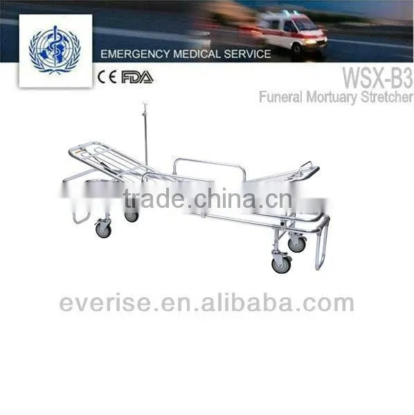 ambulance stretcher; made in china mortuary stretcher