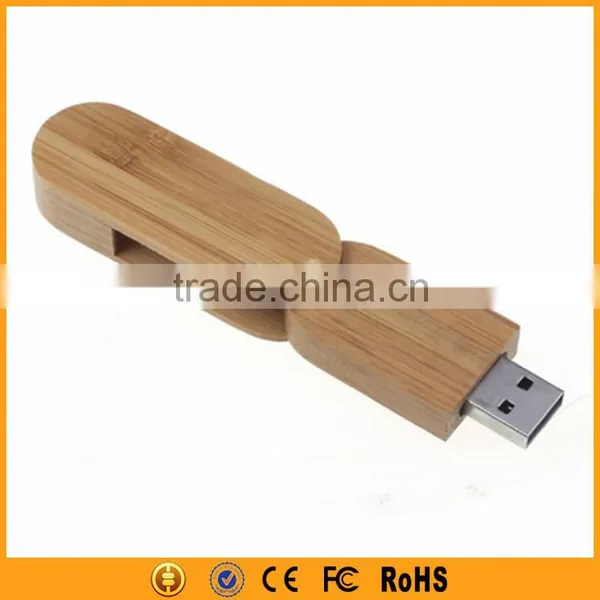 Swivel Wooden 1-64gb Usb Pen Drive Wholesale photo-2