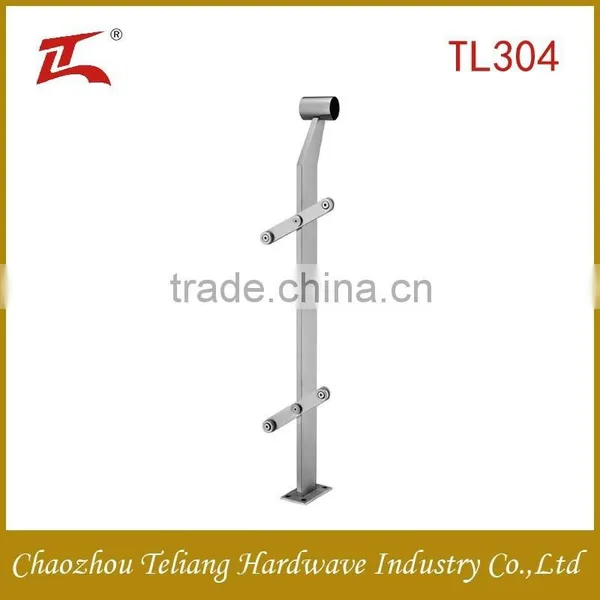 Cheap Deck Railing Design With Stainless Steel Post and Top Rail photo-2