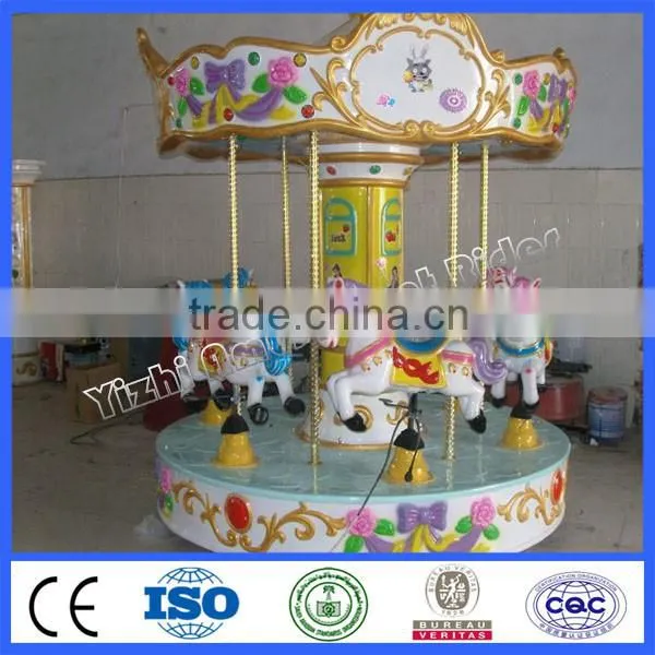 Children's Merry go Round 6 Seats Mini Carousel photo-2