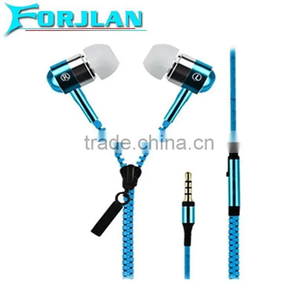 3.5 mm Stereo Wired Zip Earphone With Mic photo-5