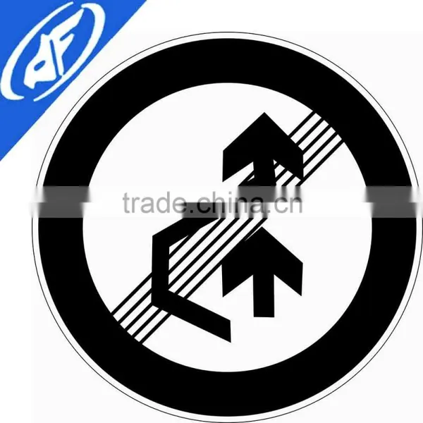 Reflective Adhesive Forbit Turn Left Road Sign photo-5
