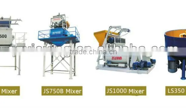 JS Series Concrete Mixer Collection
