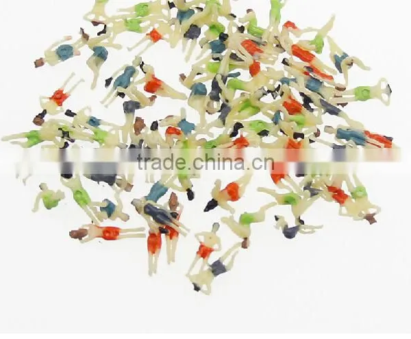 Model Swimming Figure, Scale Plastic Swimming Figure for 1/100, Plastic Mini Human Figures, Plastic 3d Swimming Figure photo-5