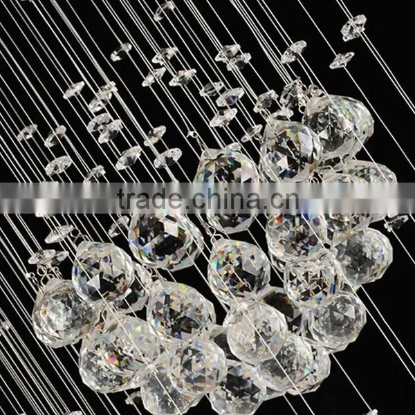 Modern Crystal Chandelier Raindrop Metal Pendant Light Fixture Quality Choice photo-6