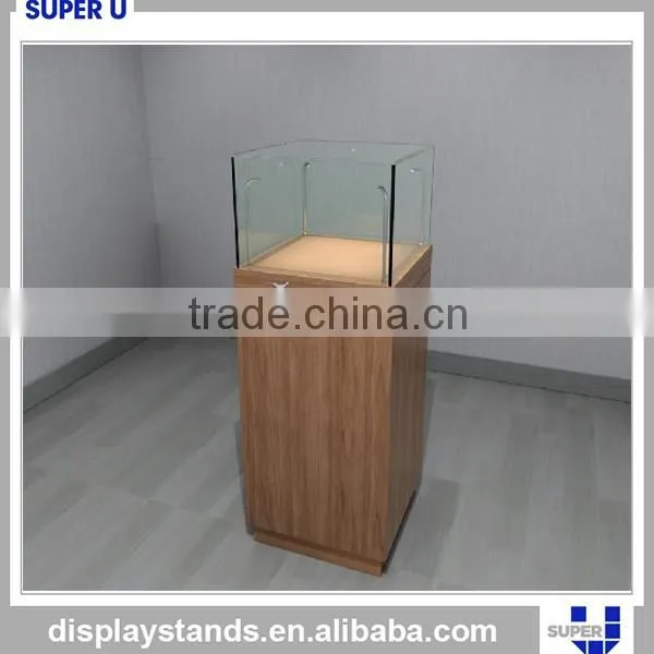 Wooden Glass Cosmetic Jewelry Wrist Watch Display Stand photo-5