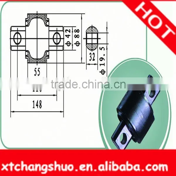 Heavy Truck Torque Rod Bushing Leaf Spring Bushing for Freightliner A16-119448 G52ma-3509000